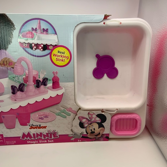 Disney Junior Minnie Mouse Magic Sink Set Learning Toy - Picture 3 of 14